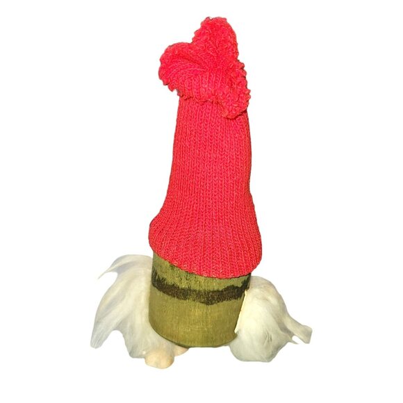 Vintage Swedish Gnome Christmas Decoration Handmade Wooden Santa Tomte VL1009 - Picture 5 of 5